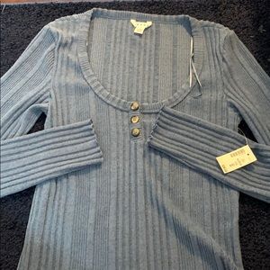 NEW Aero Longsleeve Blue Top